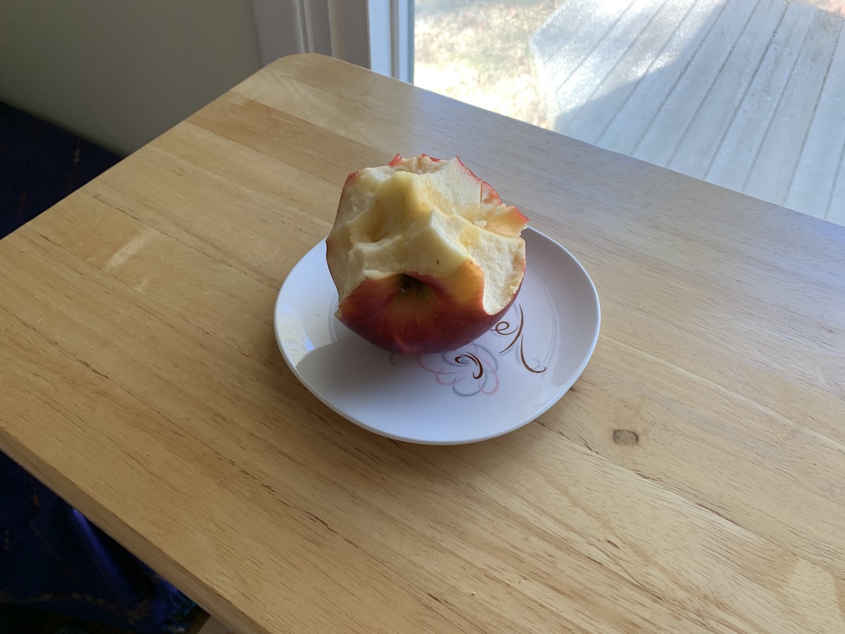 A geometric apple